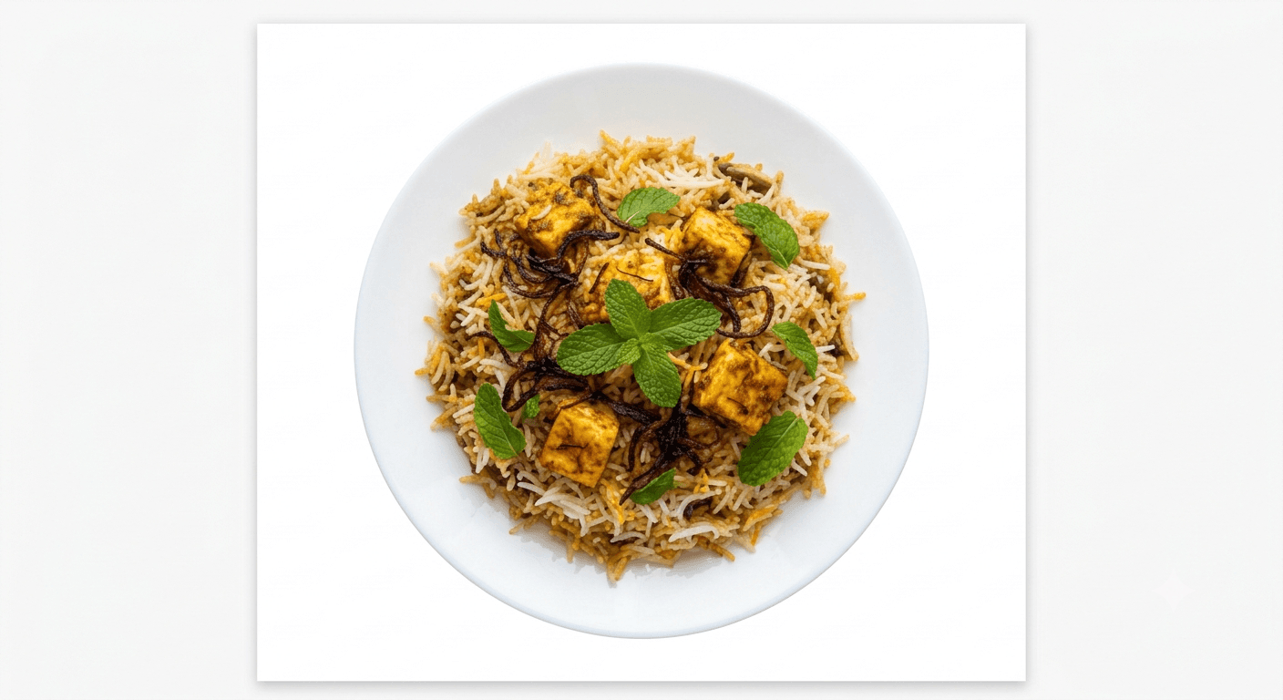 Nawabi Khaas Paneer Biryani