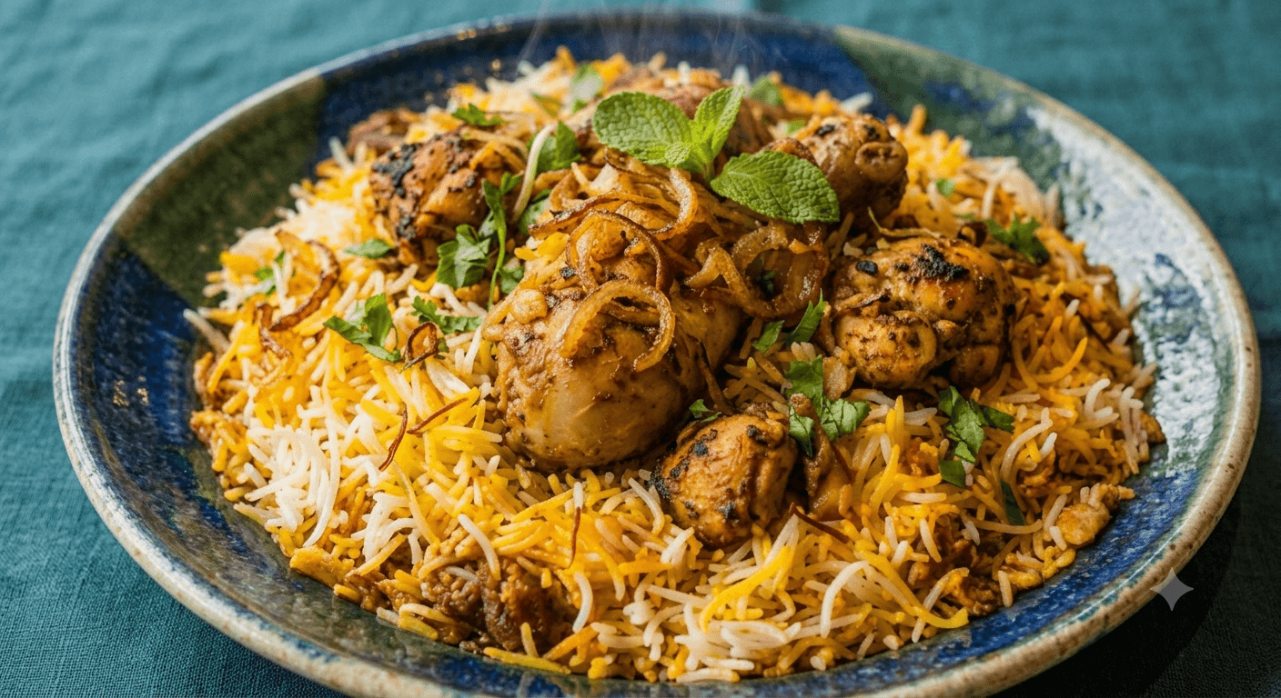 Nawabi Khaas Chicken Dum Biryani